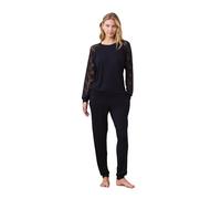 Noidinotte - Pigiama Donna Modal e Pizzo Articolo Easy. - 46 Nero