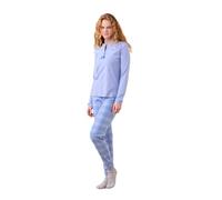 Noidinotte - Pigiama Donna Punto Milano Articolo Amour. - M Azzurro