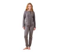 Noidinotte - Pigiama Donna Punto Milano Articolo Line. - XL Grigio