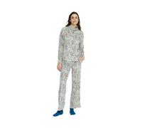 Noidinotte - Pigiama Donna Softy in ciniglia Felpata con Collo Alto - XS Verde