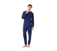 Noidinotte - Pigiama Uomo Estivo in Cotone Articolo Navy DOT. - L Blu