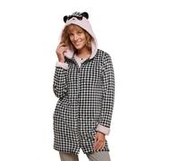 Noidinotte - Vestaglia donna coral panda - XL Nero