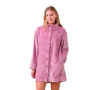Noidinotte - Vestaglia donna in coral articolo unito - L Rosa