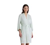 Noidinotte - Vestaglia donna in cotone con maniche ampie e cintura in vita articolo vichy - M Verde