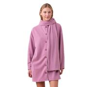 Noidinotte - Vestaglia donna in micropile con sciarpa articolo unito - L Rosa