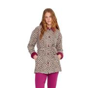 Noidinotte - Vestaglia donna sleep in pile con bottoni - M Fucsia