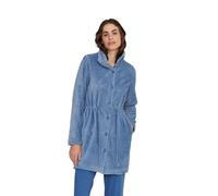 Noidinotte - Vestaglia donna unity in coral con bottoni - XL Azzurro