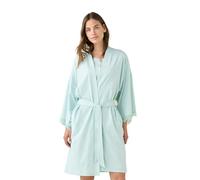 Noidinotte - Vestaglia Kimono Donna Estiva in Cotone Articolo Essential. - XL Verde