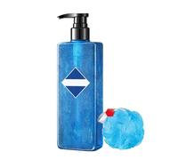 NOIL AQUABLUE BODY BASH, gel doccia Aquablue da 400 ml per uomini, lavaggio del corpo del profumo di controllo dell'olio di acido salicilico, cura dei pori di pulizia profonda (1pcs)