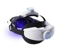Noiposi Cinghia per la testa per Meta Quest 3s/3/Quest 2, doppia manopola regolabile Elite Strap di ricambio