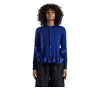 Noir Kei Ninomiya, ,Blouses & Shirts ,Donna ,Blu ,S Cardigan con volant