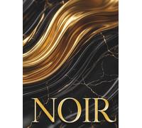 Noir: Oversized Decorative Book for Coffee Tables, Sideboards and Shelf Styling | Black Marble and Gold Vein Art Cover | Stack Deco Books to Create a Dramatic Luxury Home Look