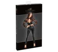 Noir - tuta con top in pizzo (nero) - L