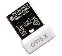 NoirVogel Adattatore di ricambio per ricevitore mouse USB Dongle per tastiera meccanica wireless Logitech G915 X Lightspeed (bianco)