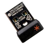 NoirVogel Nuovo ricevitore USB Dongle Unifying per mouse e tastiera compatibile per qualsiasi prodotto Logitech che visualizza il logo unificante (Orange Star, collega fino a 6 dispositivi)