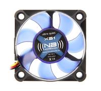 Noiseblocker BlackSilentFan XS-1 Case per computer Ventilatore 5 cm Nero, Blu (Noiseblocker BlackSilent Fan XS1 - 50mm [3000rpm NEW