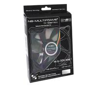 Noiseblocker M12-S1 computer cooling system Case per computer Ventilatore Nero, Grigio (Noiseblocker Multiframe S-Series M12-S1 NEW
