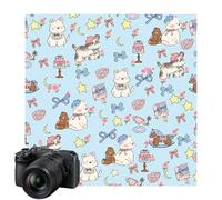 Noiseless Fabric Adhesive Wrap, Open Lay Flat Makeup Bag Organizer for Cosmetics, Screen Protection, Lipstick, lozione, correttore, Eyeshadow and Travel Equipments, Mixed Color