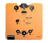 Noisy Clan Essential Card Circle of Fifths Melody Tool per Musicisti | Aiuto teorico Musicale Tutto in Uno con Download Chiaro di eBook | Tutti Gli Strumenti | I