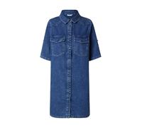 Noisy May Vestito Nmnew Signe S/S Wg002mb Denim lavaggio blu medio maniche risvoltate Donna S