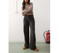 Noisy May - Brandy - Jeans ampi a vita medio alta nero slavato W27 L32