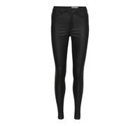 Noisy May NMCALLIE HW Skinny Coated Pants Noos Pantaloni, Nero, L 30 Donna