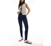 Noisy May - Callie - Jeans skinny a vita alta lavaggio indaco-Blu navy W26 L30