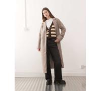 NOISY MAY NOISY MAY Brown Long Coat Marrone