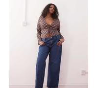 Noisy May Curve - Alexa - Jeans dritti blu lavaggio scuro 50 L32