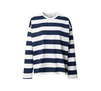 Noisy may Felpa 'NMEMBER' navy / bianco Donna Noisy may M navy / bianco