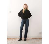 Noisy May - Giacca bomber leggera spazzolata nera-Nero XS