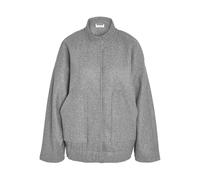 Noisy may Giacca da Donna Oversize, Colletto Alto, Maniche Lunghe, Tasche Frontali, Grigio 2, M