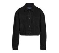 NOISY MAY NMRONJA L/S CROP DNM JACKET VI514BL NOOS Donna Giubbetto di jeans nero S 100% cotone