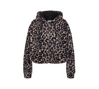 Noisy may Giacca di pile 'NMCUDDLE' crema / marrone / nero Donna Noisy may M crema / marrone / nero