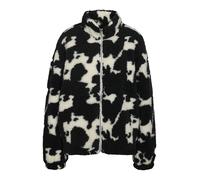 Noisy may Giacca di pile 'NMLUCA' nero / bianco Donna Noisy may XS nero / bianco