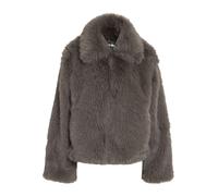 Noisy May Giacca donna effetto pelo design alla moda taglio aderente