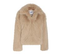 Noisy May Giacca donna effetto pelo design alla moda taglio aderente