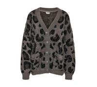 Noisy may Giacchetta grigio scuro / nero Donna - PROMO - Pullover e cardigan - Maglioni - Cardigan Noisy may L