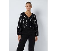 Noisy may Giacchetta 'NMCHARLOTT' nero / bianco Donna - PROMO - Pullover e cardigan - Maglioni - Cardigan Noisy may XS