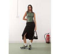 Noisy May Gonna Di Jeans Kath Slit Midi Vi478bl