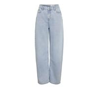 Noisy May - Alexa - Jeans a vita medio alta e fondo ampio azzurri-Blu W25 L30