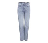 Noisy May - Monica - Jeans dritti a vita alta blu chiaro W27 L32