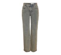 Noisy May - Yolanda - Jeans dritti a vita medio alta lavaggio blu vintage W28 L30