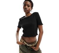 Noisy May - Lock - Crop top mini nero XS