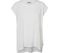 NOISY MAY Maglietta da Donna Nmmathilde S/S Loose Long Top FWD Noos, Bianco (Bright White Bright White)., M