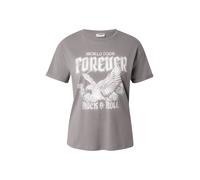 Noisy may Maglietta 'NMBrandy' grigio / smeraldo / offwhite Donna Noisy may S