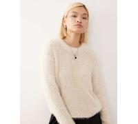 Noisy May - Nmsassy L/S O-Neck Knit Noos Beige - Abbigliamento XS Beige