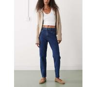 Noisy may - Moni - Jeans dritti a vita alta alla caviglia color blu scuro W25 L30