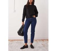 Noisy may - Moni - Jeans dritti a vita alta alla caviglia color blu scuro W29 L32