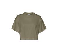 Noisy may Nmalena S/S O-Neck Semicrop Top FWD Noos, Mermaid, XS Donna